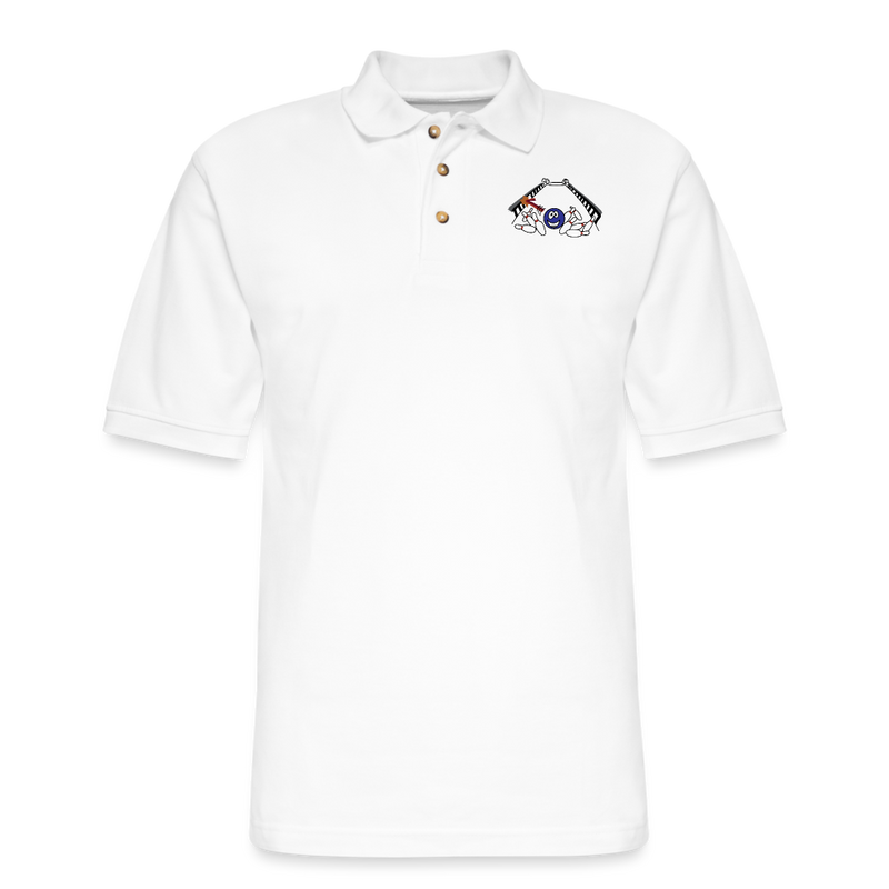 ST4L Sports Uni Sex Pique Polo Shirt - white