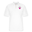 ST4L Sports Men's Pique Polo Shirt - Middle Aged Kids Imperial - white
