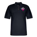 ST4L Sports Men's Pique Polo Shirt - Middle Aged Kids Imperial - midnight navy