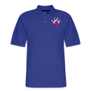 ST4L Sports Men's Pique Polo Shirt - Middle Aged Kids Imperial - royal blue