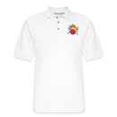 ST4L Sports Men's Pique Polo Shirt - Junior Gold at Imperial - white