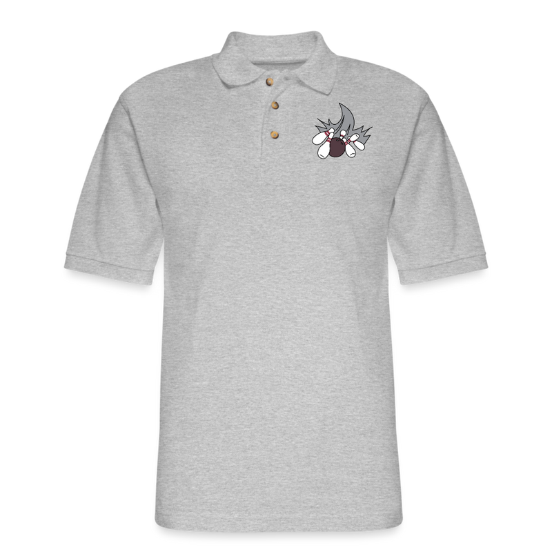 ST4L Sports Men's Pique Polo Shirt - Older Kids at Imperial - heather gray