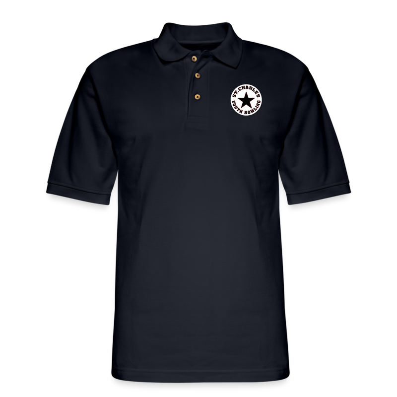 ST4L Sports Men's Pique Polo Shirt - St. Charles Lanes Youth League - midnight navy