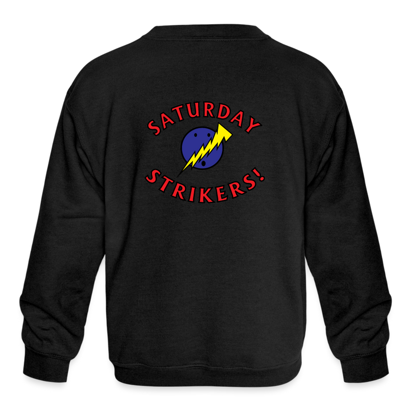 ST4L Sports Kids' Crewneck Sweatshirt - Saturday Strikers - black