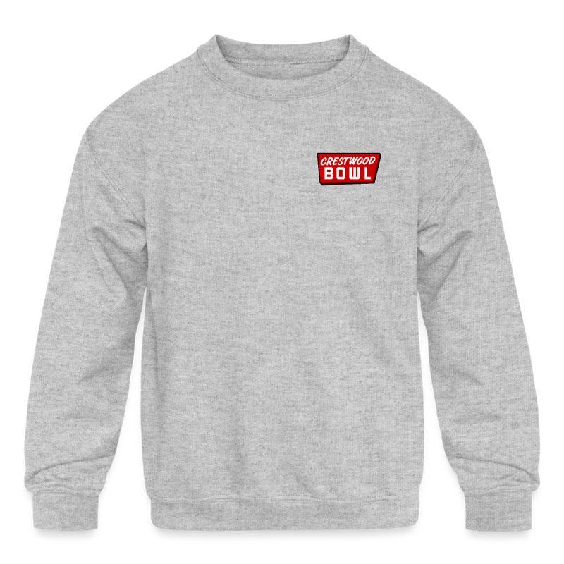 ST4L Sports Kids' Crewneck Sweatshirt - Saturday Strikers - heather gray