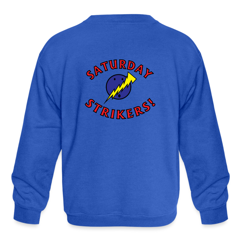 ST4L Sports Kids' Crewneck Sweatshirt - Saturday Strikers - royal blue