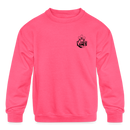 ST4l Sports Kids' Crewneck Sweatshirt - St Charles Youth League - neon pink