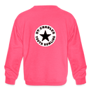ST4l Sports Kids' Crewneck Sweatshirt - St Charles Youth League - neon pink
