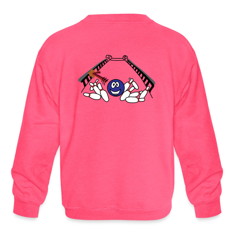 ST4L Sports Kids' Crewneck Sweatshirt - Imperial Youth - neon pink