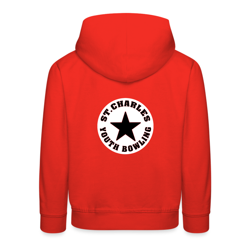 ST4L Sports Kids‘ Premium Hoodie - St. Charles Lanes Youth League - red