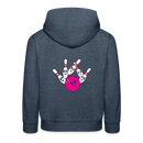 ST4L Sports Kids‘ Premium Hoodie - Imperial Lanes Middle Kids - heather denim