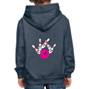 ST4L Sports Kids‘ Premium Hoodie - Imperial Lanes Middle Kids - heather denim