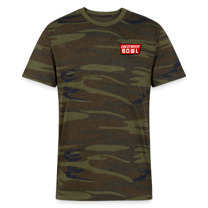 ST4L Sports Unisex Eco-Jersey Camo T-Shirt - Saturday Strikers - green camouflage