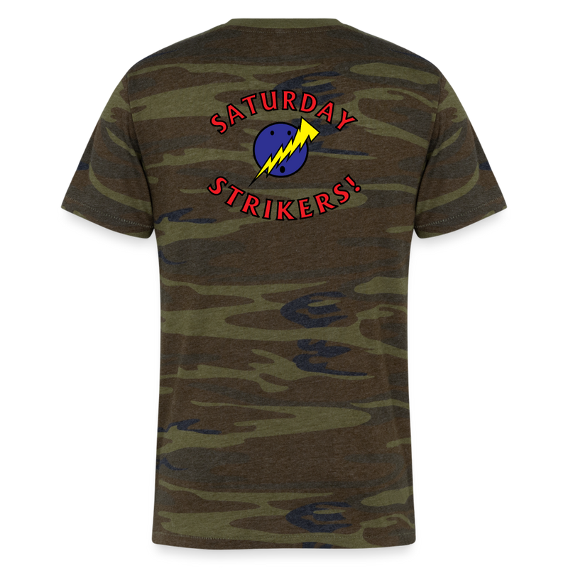 ST4L Sports Unisex Eco-Jersey Camo T-Shirt - Saturday Strikers - green camouflage