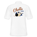ST4L Sports Men's Pique Polo Shirt _ Olivette Lanes - white