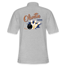 ST4L Sports Men's Pique Polo Shirt _ Olivette Lanes - heather gray