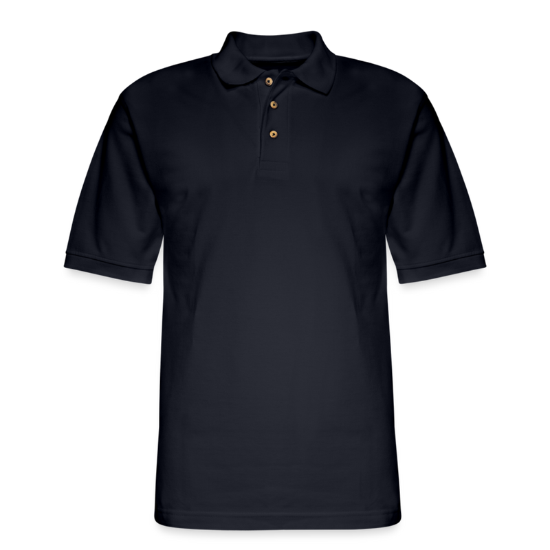 ST4L Sports Men's Pique Polo Shirt _ Olivette Lanes - midnight navy