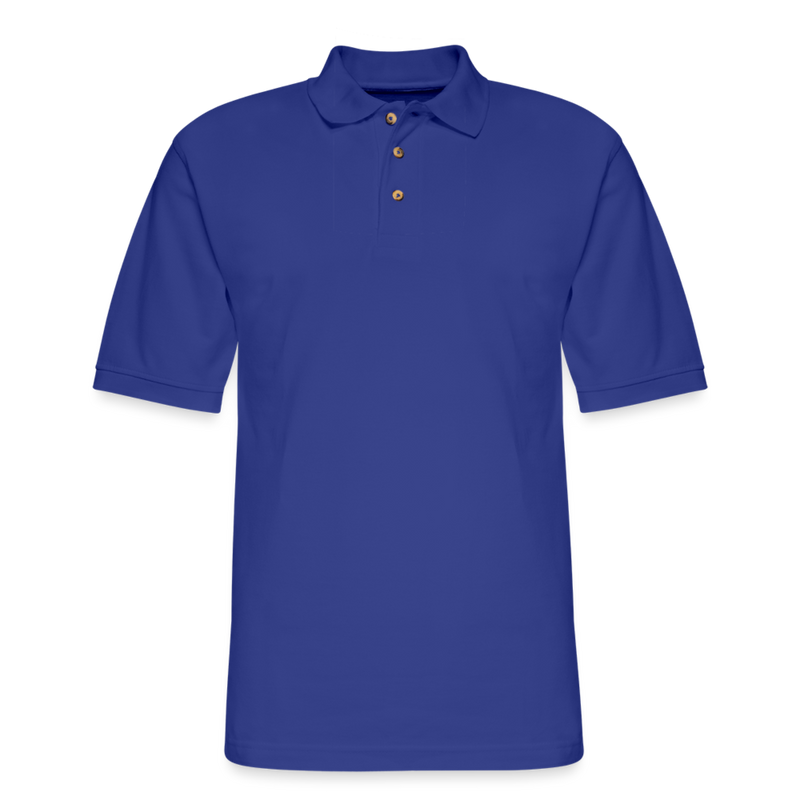 ST4L Sports Men's Pique Polo Shirt _ Olivette Lanes - royal blue