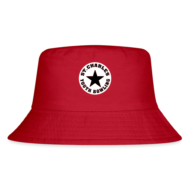 ST4L Sports Kid's Bucket Hat - St Charles Lanes Youth League - red