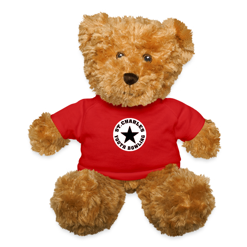 ST4L Sports Teddy Bear - St Charles Lanes Youth League - red