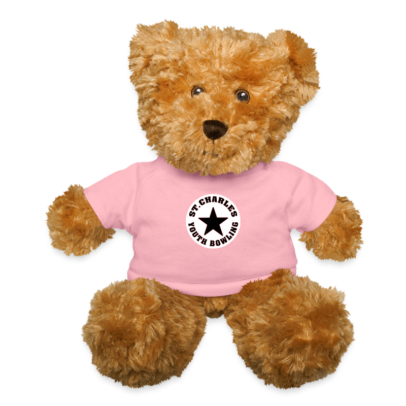 ST4L Sports Teddy Bear - St Charles Lanes Youth League - petal pink