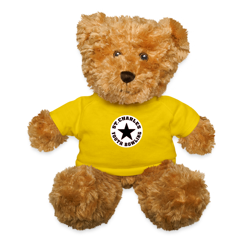 ST4L Sports Teddy Bear - St Charles Lanes Youth League - yellow