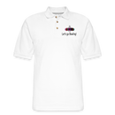 ST4L Sports Unisex Pique Polo Shrewsbury Lanes Lets Go Bowling - white