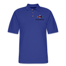 ST4L Sports Unisex Pique Polo Shrewsbury Lanes Lets Go Bowling - royal blue