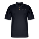 ST4L Sports Men's Pique Polo Shirt - MGRA - midnight navy