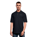 ST4L Sports Men's Pique Polo Shirt - MGRA - midnight navy