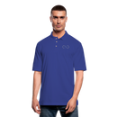 ST4L Sports Men's Pique Polo Shirt - MGRA - royal blue