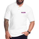 ST4L Sports Men's Pique Polo Shirt - GLOB - white
