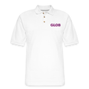 ST4L Sports Men's Pique Polo Shirt - GLOB - white