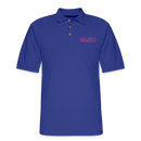 ST4L Sports Men's Pique Polo Shirt - GLOB - royal blue