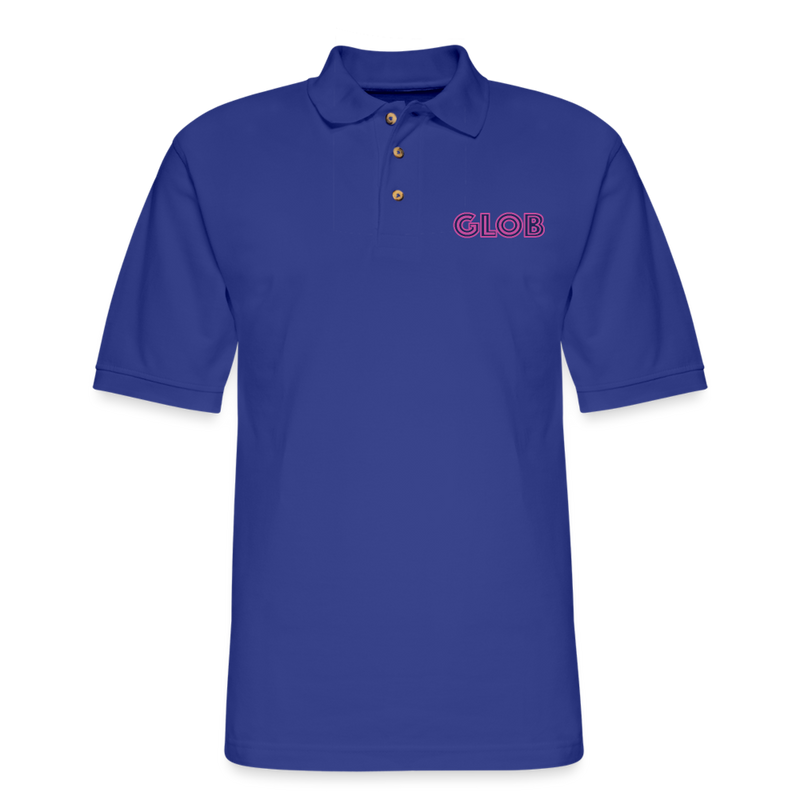 ST4L Sports Men's Pique Polo Shirt - GLOB - royal blue