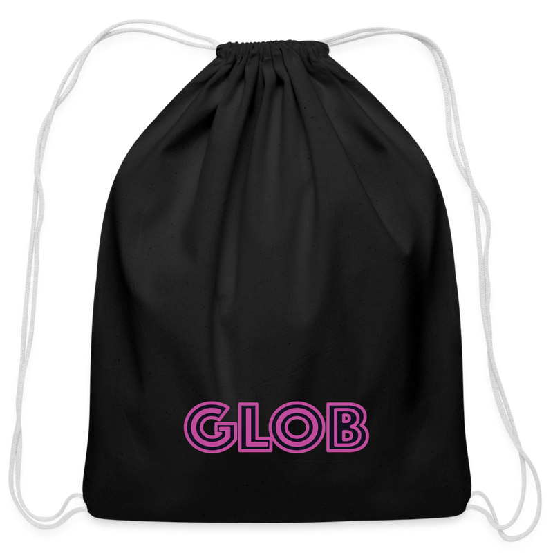 ST4L Sports Cotton Drawstring Bag - GLOB - black