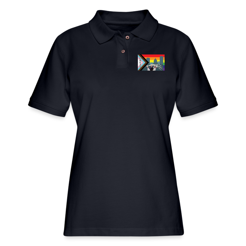 ST4L Sports WOMEN'S Pique Polo Shirt G.R.E.A.T. - midnight navy