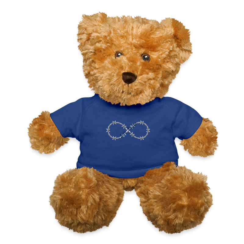 ST4L Sports Teddy Bear with Logo Shirt - MGRA - royal blue