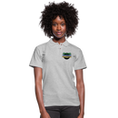 ST4L Sports Women's Pique Polo Shirt - Oasis Lanes - heather gray