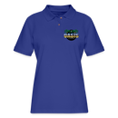 ST4L Sports Women's Pique Polo Shirt - Oasis Lanes - royal blue