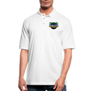 ST4L Sports Men's Pique Polo Shirt - Oasis Lanes - white