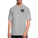 ST4L Sports Men's Pique Polo Shirt - Oasis Lanes - heather gray