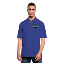ST4L Sports Men's Pique Polo Shirt - Oasis Lanes - royal blue