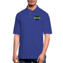 ST4L Sports Men's Pique Polo Shirt - Oasis Lanes - royal blue