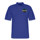ST4L Sports Men's Pique Polo Shirt - Oasis Lanes - royal blue