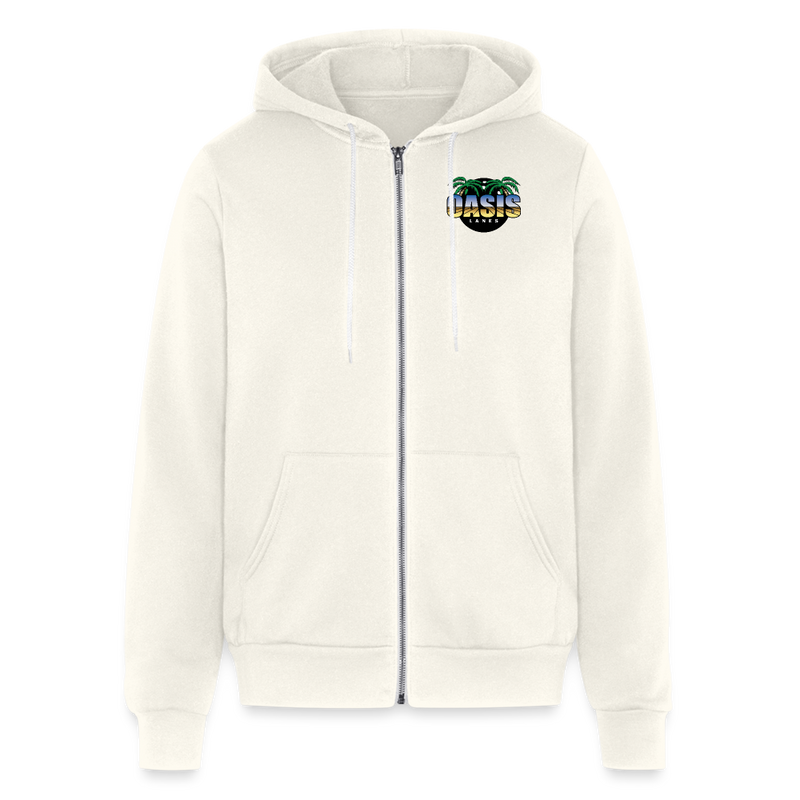 ST4L Sports Bella + Canvas Unisex Full Zip Hoodie - Oasis Lanes - vintage white