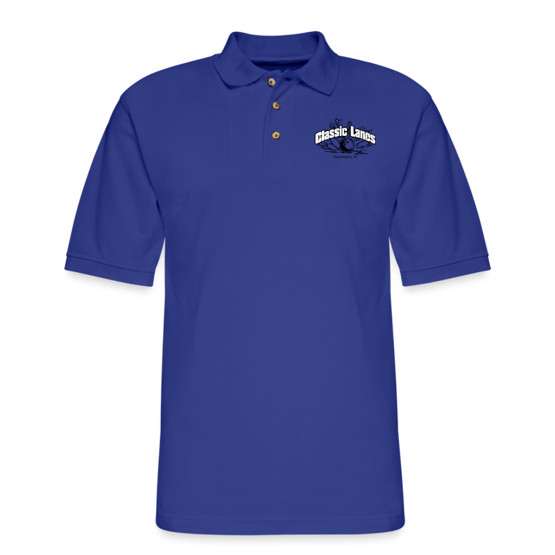 Men's Pique Polo Shirt - royal blue