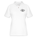 Women's Pique Polo Shirt - white