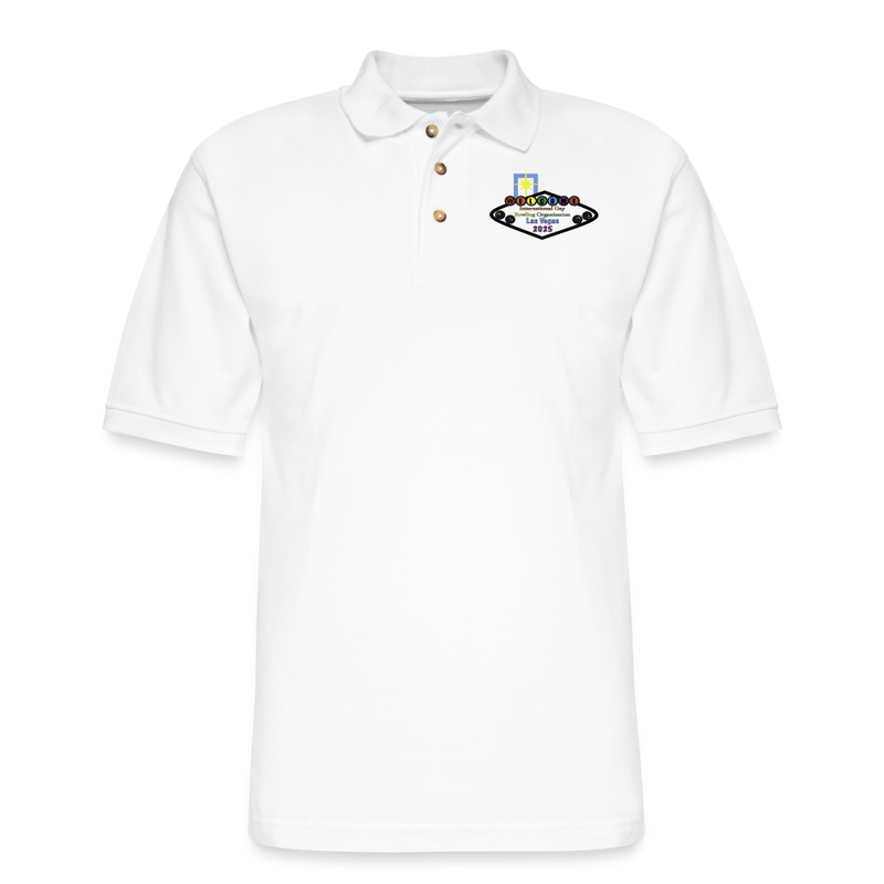 ST4L Sports Men's Pique Polo Shirt - IGBO 2025 - white