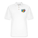 ST$L Sports Men's Pique Polo Shirt - Riot - white